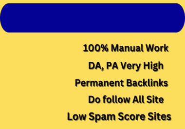 70 pdf Submission to high DA, PA, Site low spam score, Do-Follow permanent backlinks well known website