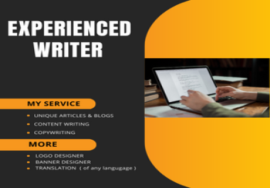 Article writer,  Quick service,  Low rate
