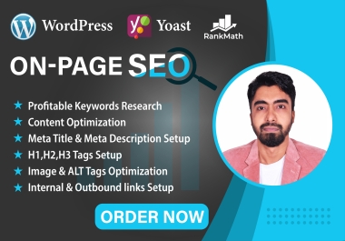 I will do wordpress SEO with rank math or yoast