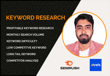 I will do SEO keyword research for your niche or website