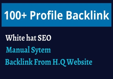 I will do high quality profile backlink