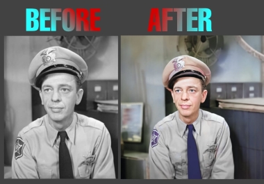 I will restore,  colorize and fix your old photos in photoshop