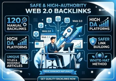 120 Human-Created Web 2.0 Backlinks - No Bots,  No Shortcuts