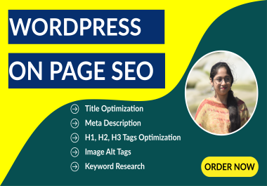 I will do complete on-page SEO for your website and wordpress