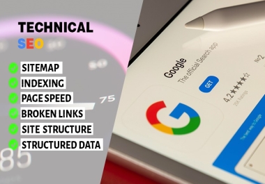 I will do Provide on page SEO and technical optimization for your website
