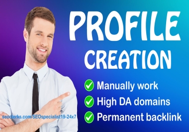 I will do 50 PR9 Social Profile Creation HQ Backlinks On High DA PA