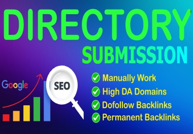 I'll make 100 directory submission with dofollow backlinks on high authority website