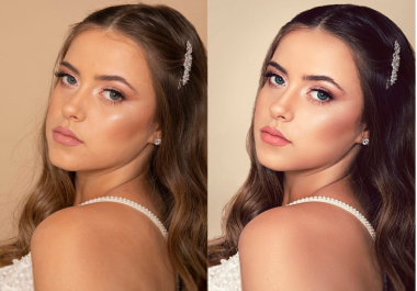 I will do high end portrait retouching,  photo editing.