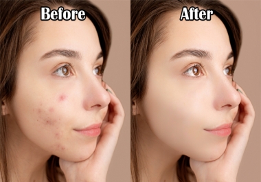 I will retouch beauty,  high end,  fashion portrait,  photo retouching