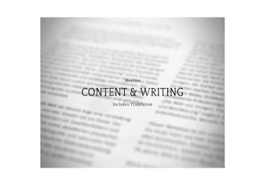 News,  Content And General Promotion Writing Service