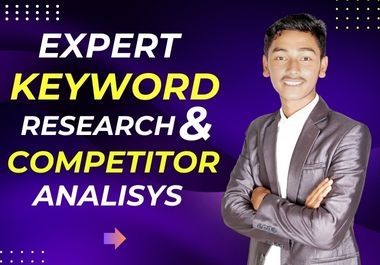 I will do Advanced SEO keyword research and competitor analysis for your website.