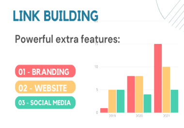 Build high DA backlinks for higher SEO link building