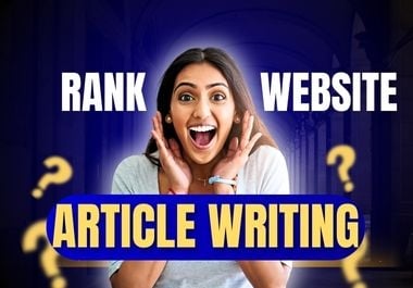 High-Quality SEO-Optimized 800-Word Article,  Blog & Content Writing - Delivered in 24 Hours