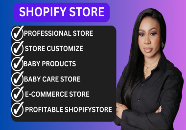 I will Design a Shopify store shopify dropshiping store