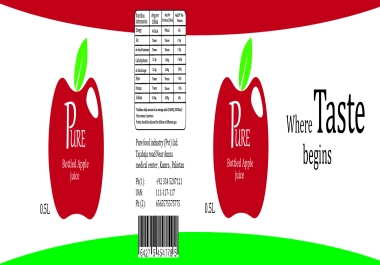 I will design your product label for you within 24 hours