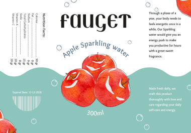 I will do product label design and box package design for you