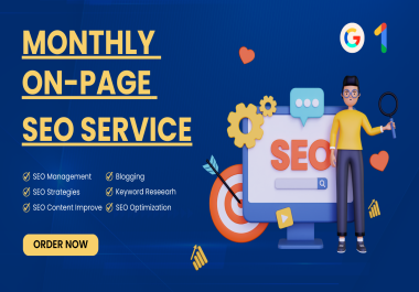 Complete Monthly On Page SEO Service For WordPress And Shopify