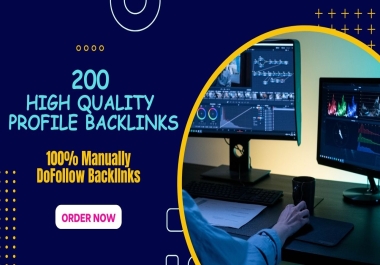 I will Create 200 Profile Backlinks for Improved SEO and Online Presence