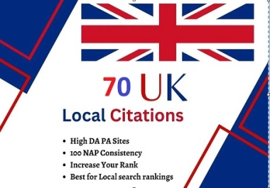 I Will Create Top Live UK 70 Citations