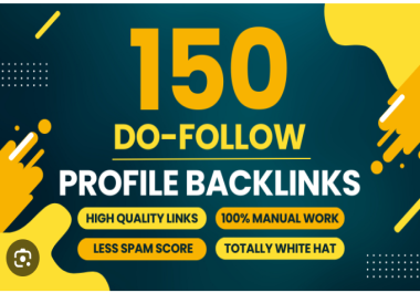 You will get 200 Quality Profile Links From High DA Sites.