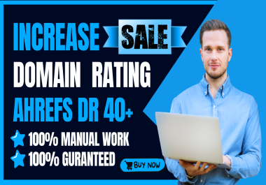I Will Increase Domain Rating DR 40+ for your Website Ahrefs Ranking
