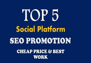 HQ Premium 5 Platforms 150,000 Mixed Social Signals Pinterest Tumblr Web