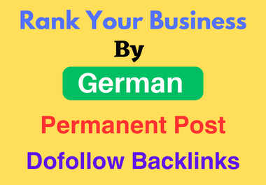 You will get dofollow german backlinks for authority link building