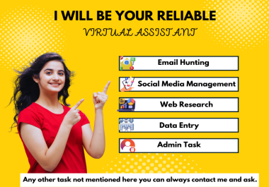 Your Reliable administrative virtual assistant and data entry person