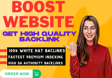 boost website with high quality backlinks