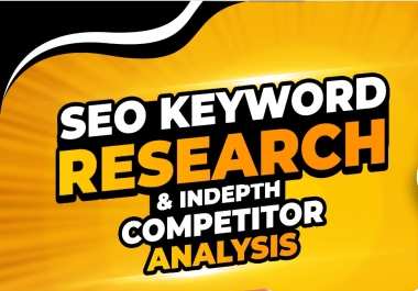 I will do 100 Rank able SEO keyword research for blog website