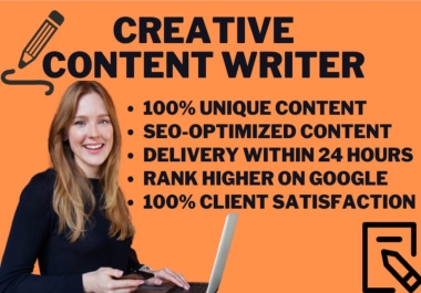 I will write 3000 words SEO content and blog posts for you