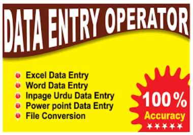 virtual assistant in all kinds of data entry