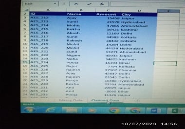 I will excel data cleaning,  excel data entry and data cleanup