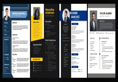 I will design professional attractive resume,  CV,  cover letter,  write,  within few hours