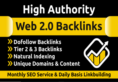 Get 250 Good Domain A Web 2.0 backlinks to your website