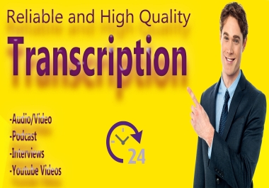Reliable and High Quality Audio and Video Transcription