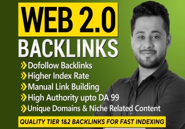 Get 10 High Authority Manual Web 2.0 Backlinks