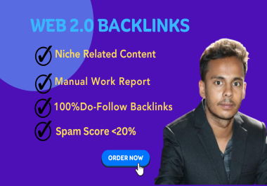 I Will Manually Create 50 Top Quality Web 2.0 Backlinks