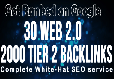 web 2 0 link building,  2000 tier 2 backlinks