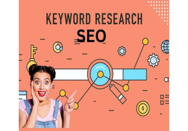 I will do professional SEO niche research and profitable keywords for rank in google first page