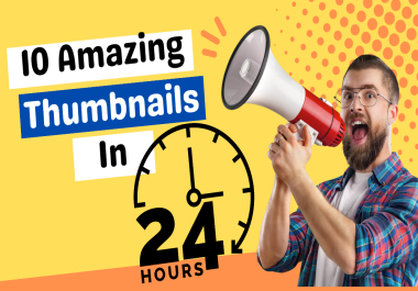 I will create 5 attractive and eye-catching thumbnails