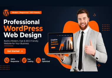 I will design,  redesign or clone a responsive wordpress website