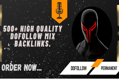 I will build 500+ white hat manual SEO dofollow backlinks for google top ranking