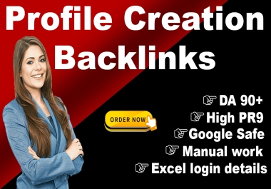 Boost Your Website's Authority with High-Quality 100 Profile Creation Backlinks