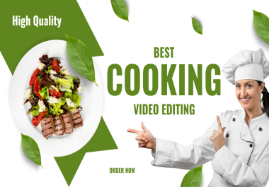I will create cooking video recipe and food recipe for youtube,  instagram