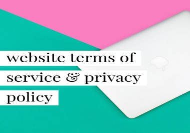 I will write cookie policy,  privacy policy,  and terms for your website