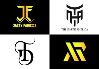 I will do luxury fashion clothing beauty initial text logo design