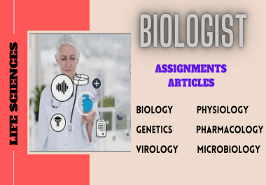 I will write articles of biology genetics and math