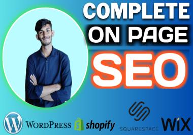 I will improve your on page SEO and increase your website ranking on google