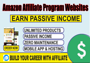 I will create autopilot amazon affiliate marketing website trending